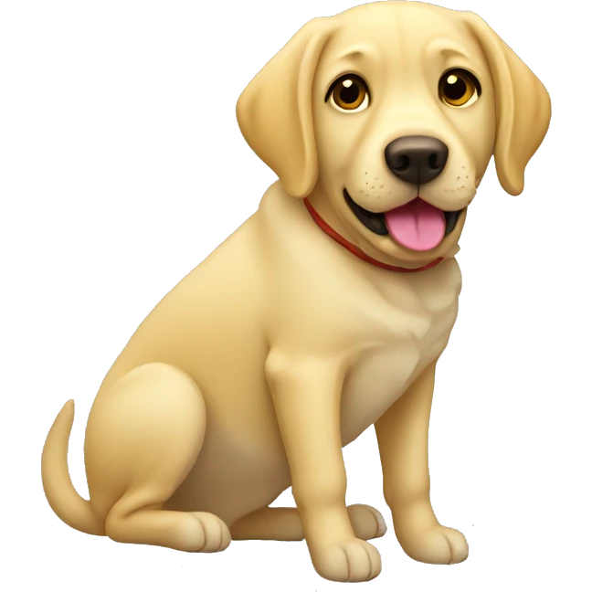 Yellow Labrador Retriever  emoji