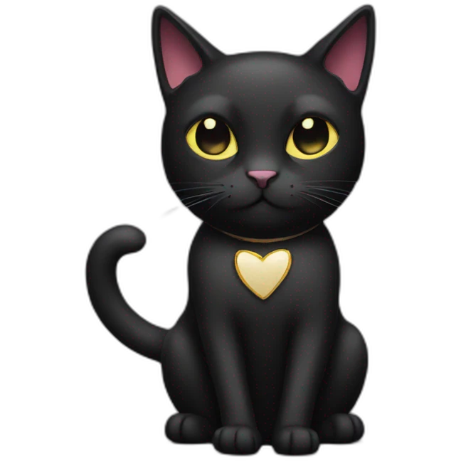 black cat party hard emoji