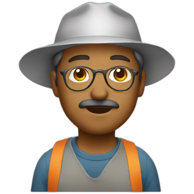 blind painter emoji
