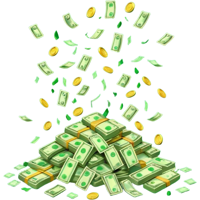 money rain emoji