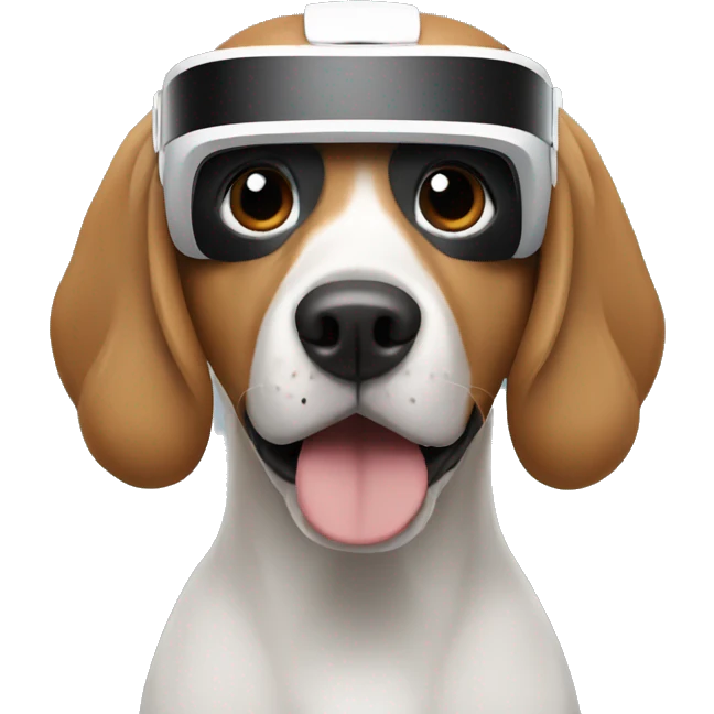 dog with vr  emoji