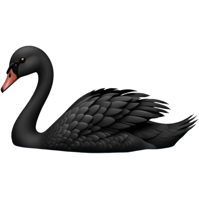 Black swan emoji