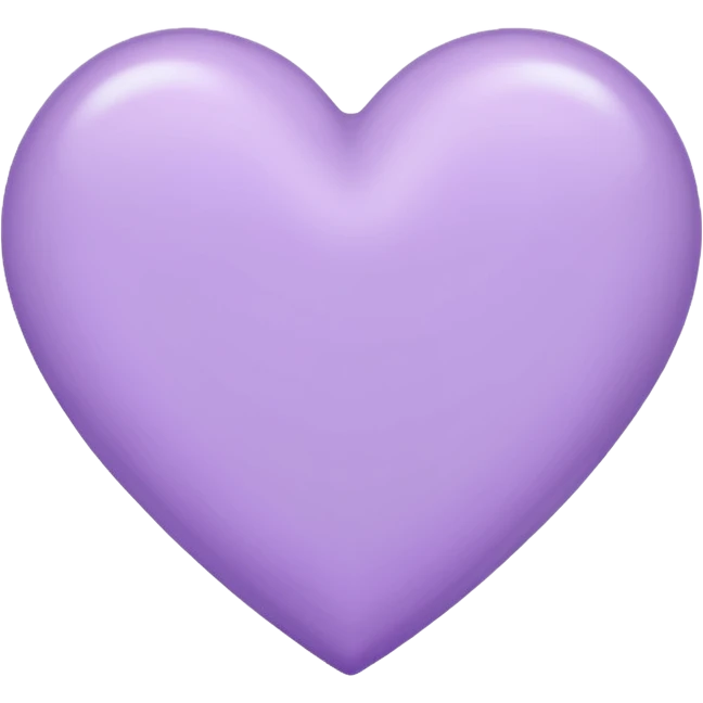 Pastel purple heart emoji