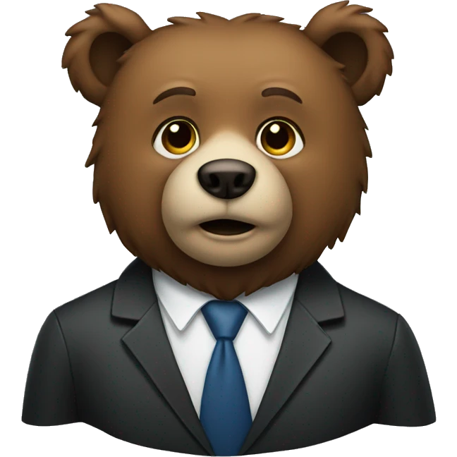 Bear as lawyer  emoji