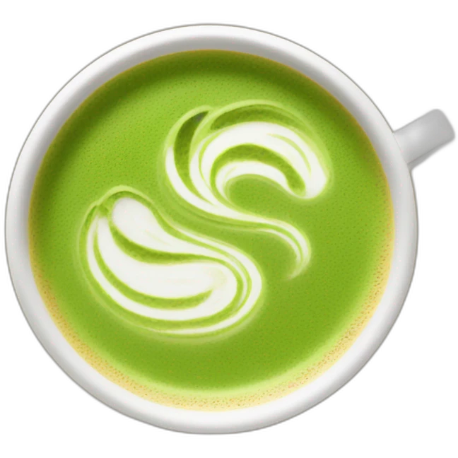 Matcha latte emoji