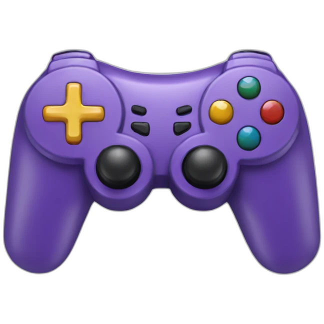Gaming character with controller emoji