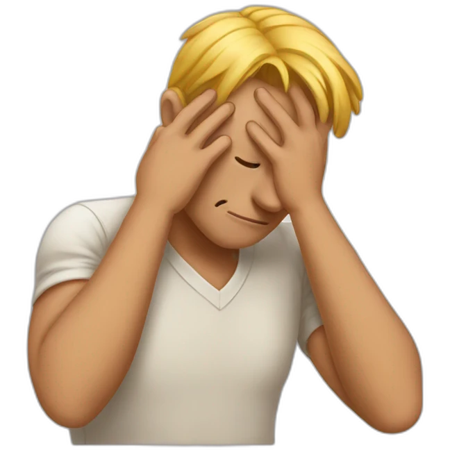 facepalm emoji