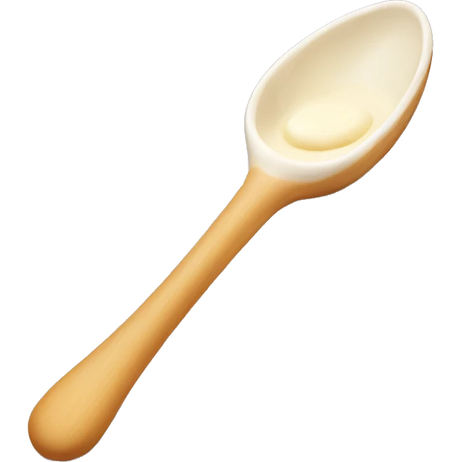 vanilla cute spoon emoji