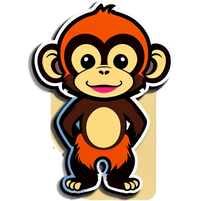 Cute monkey emoji