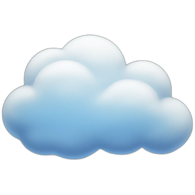 Cloud emoji