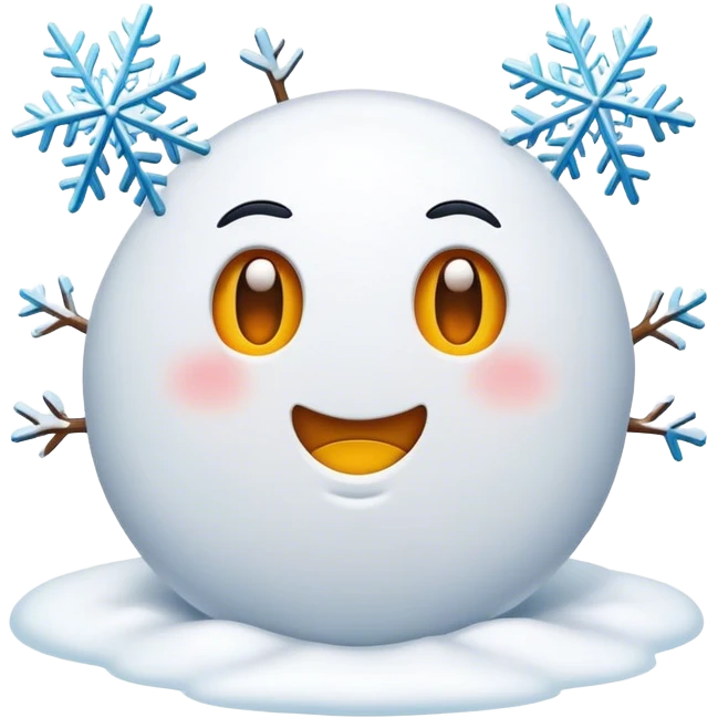 Снег emoji