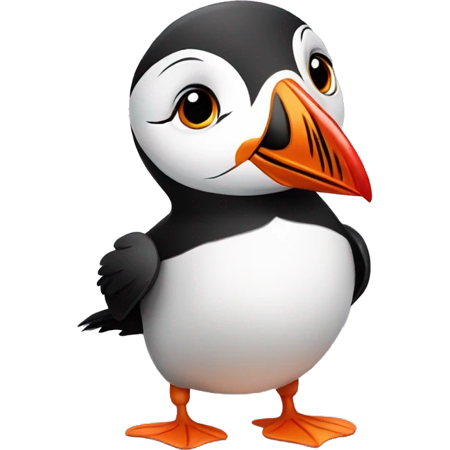 cute puffin emoji