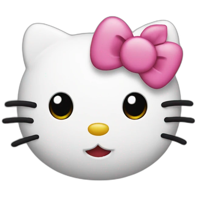 Hello kitty emoji