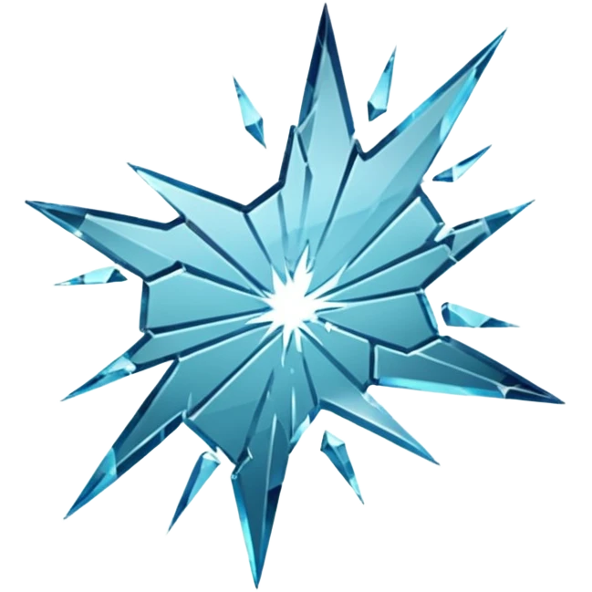 Broken Glass emoji