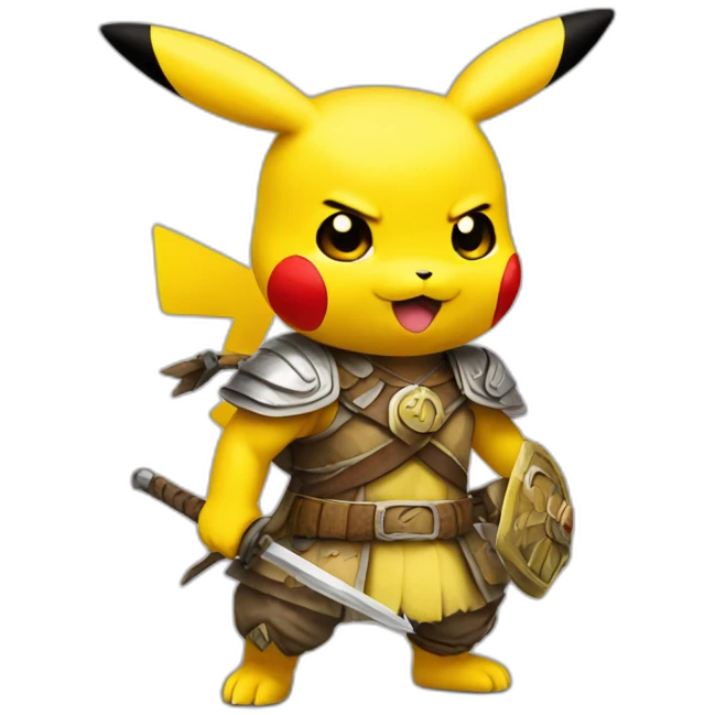 warrior-pikachu emoji