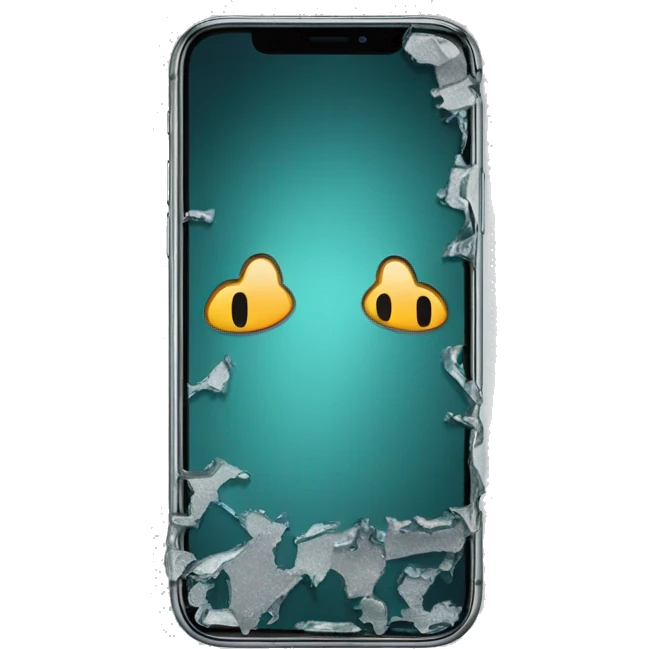 iPhone 16 pro Broken display  emoji