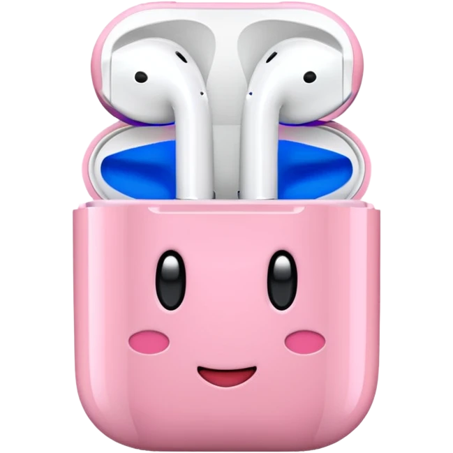 Kirby Airpods emoji