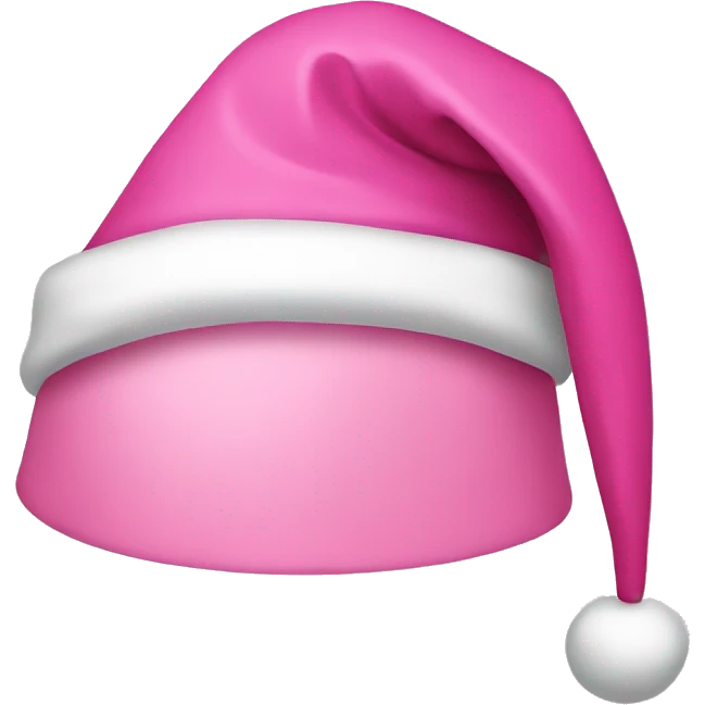 pink santa hat emoji