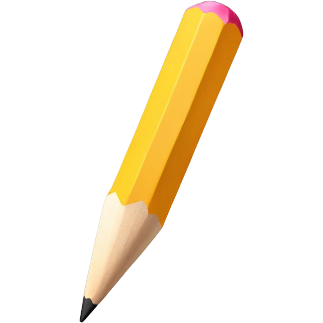 Pencil Without Error emoji