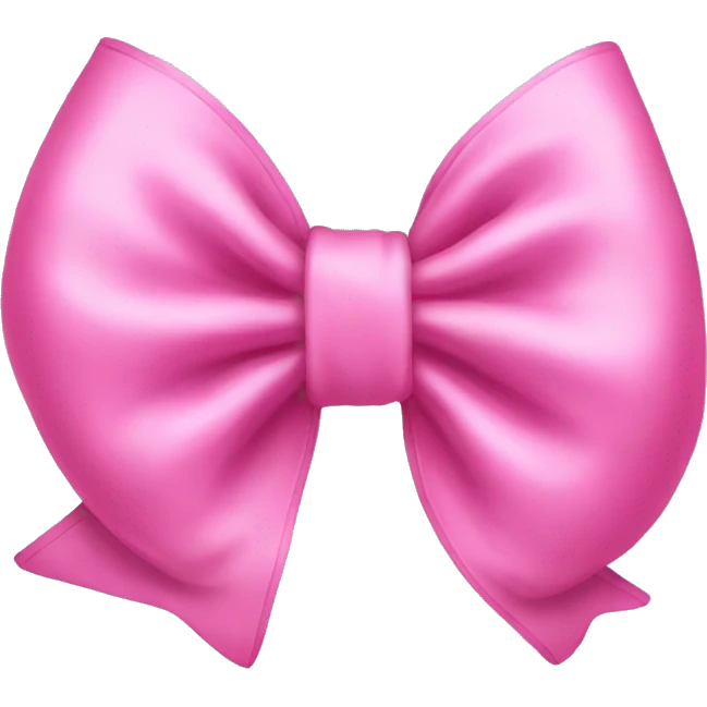 Pink bow emoji