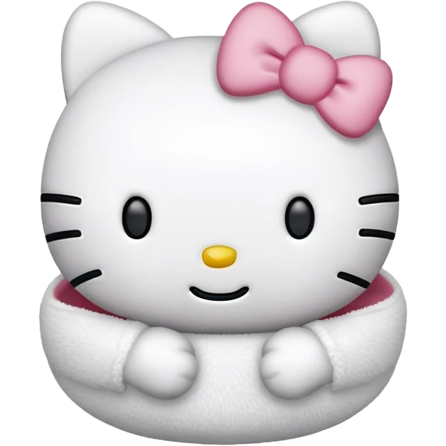 Hello kitty plush emoji