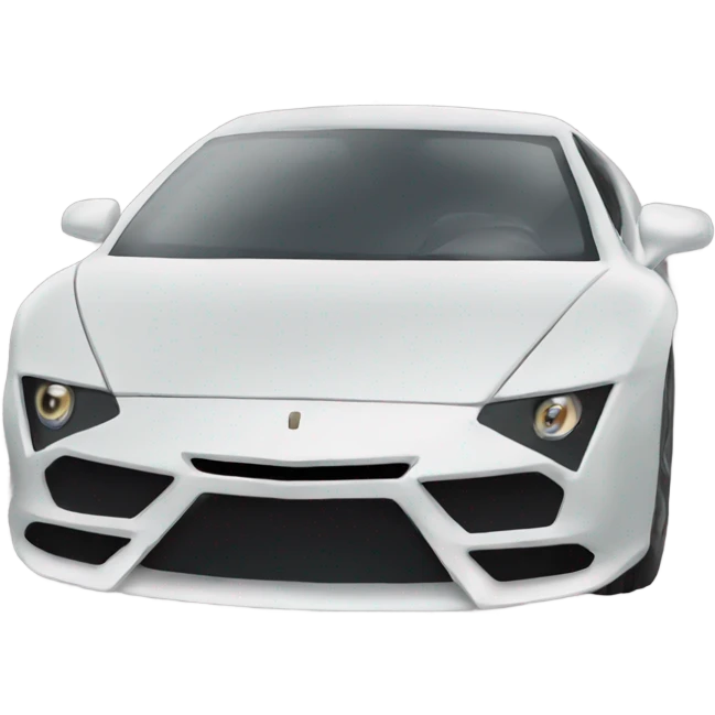 lanborghini with a  face emoji