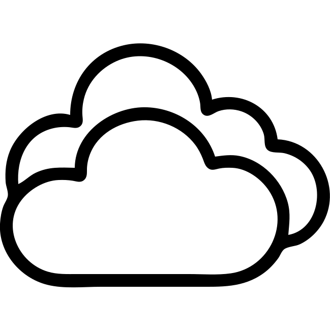 3 одинаковых облачка emoji