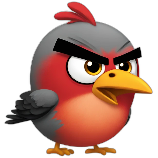 angry bird emoji