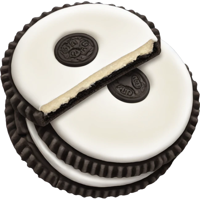 Two Oreos cookies emoji