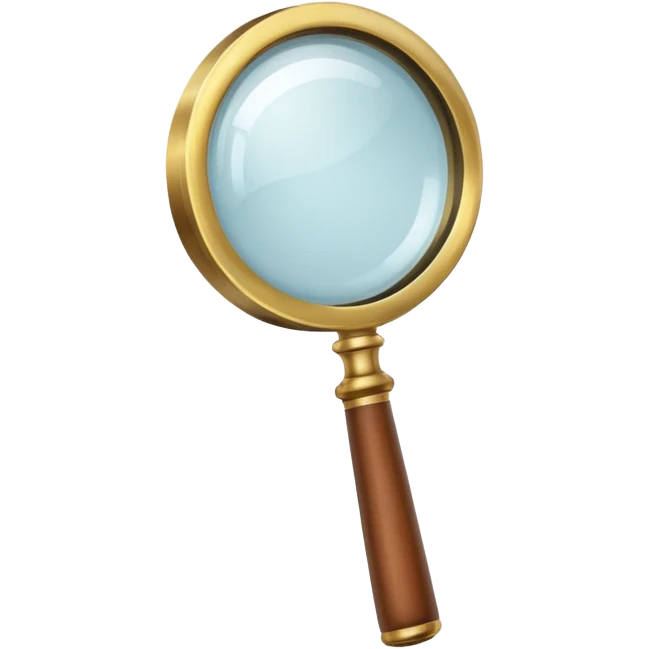 magnifying glass emoji