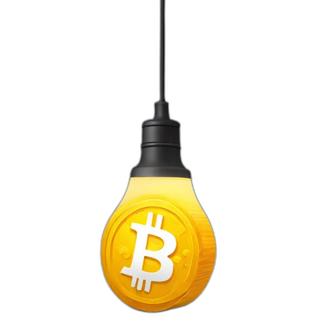 bitcoin lamp emoji