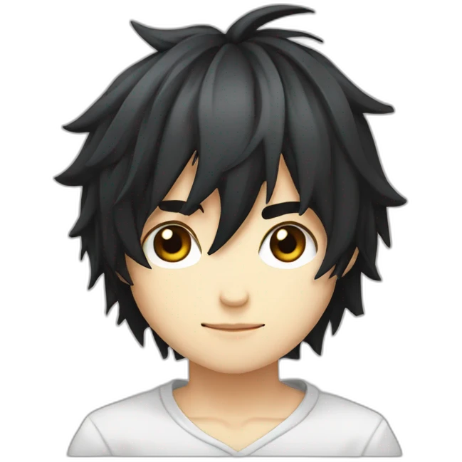 L lawliet chibi emoji