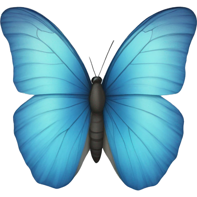 blue butterfly  emoji