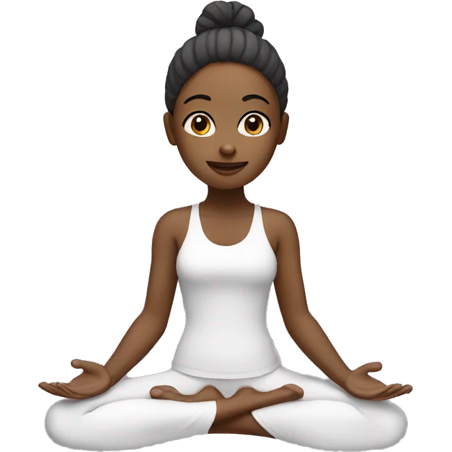 Yoga girl emoji