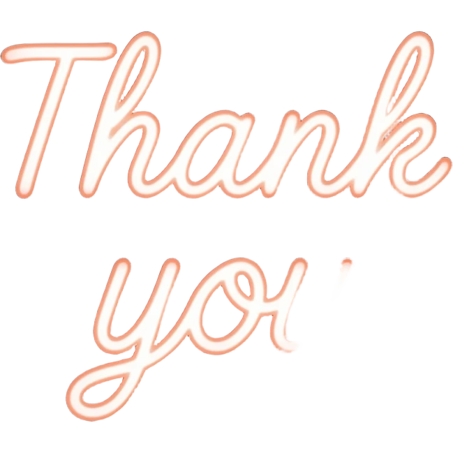 Thank you writing in stranger things effect emoji