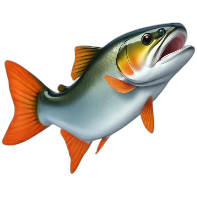 Thunder salmon emoji