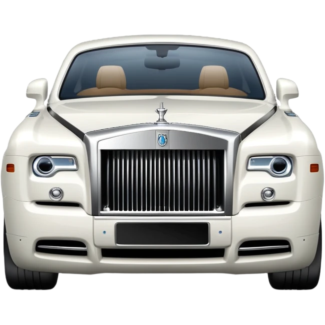 White Rolls Royce emoji