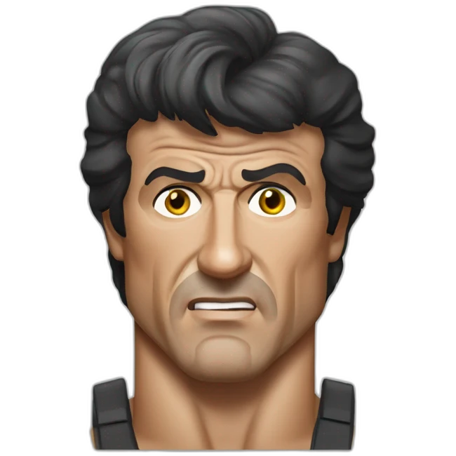 sylvester stallone rambo emoji