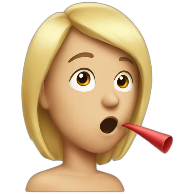 Shushing emoji