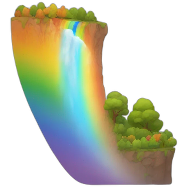 fall rainbow emoji