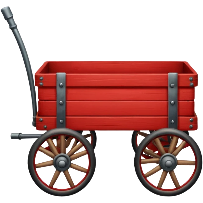 Red wagon emoji