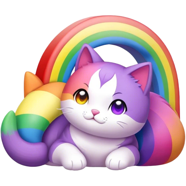 Aphmau toys called meemeows rainbow edition emoji
