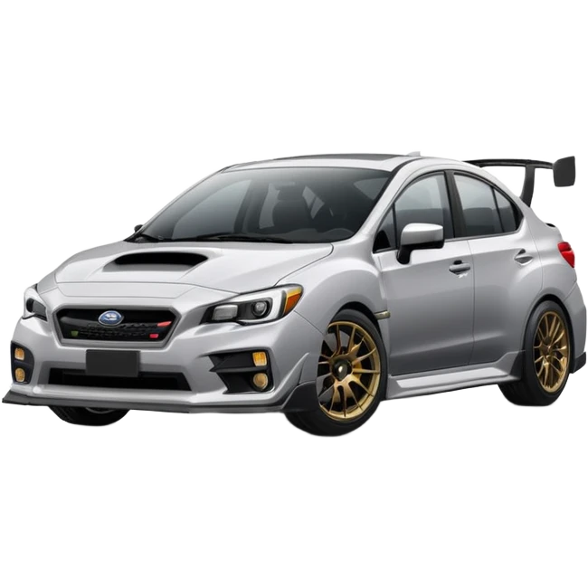 series grey subaru sti emoji