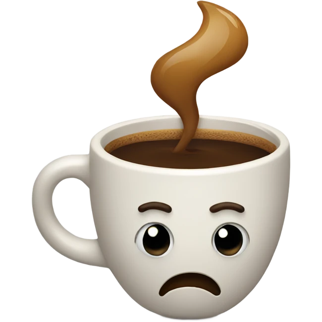 tired coffee cup emoji