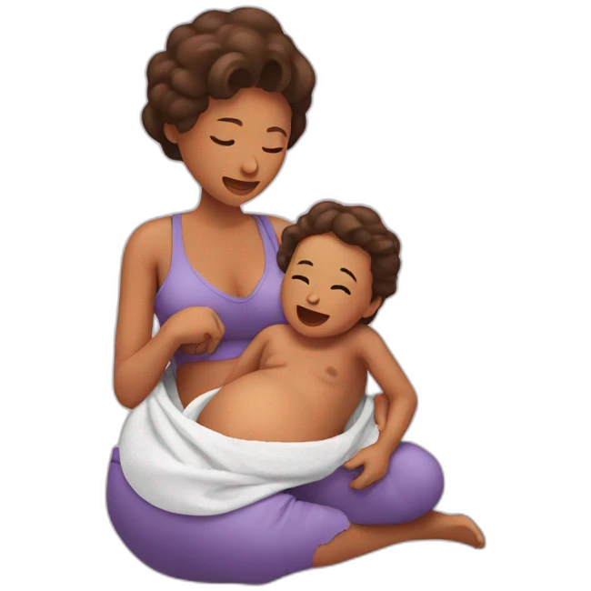 Cesarean birth emoji