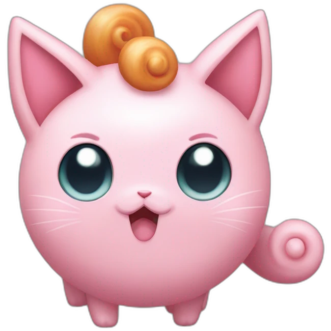 Ginger Jigglypuff pokemon emoji