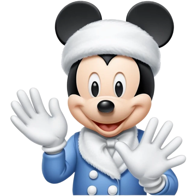 Mickey Mouse Disney character emoji