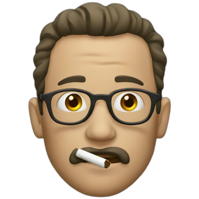 man who smokes a joint emoji