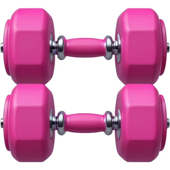 pink mini dumbbell emoji