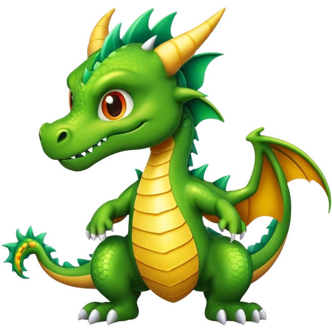 make a cool dragon emoji